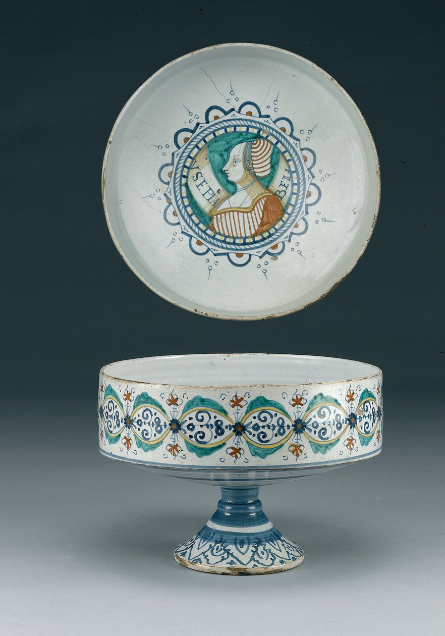 Majolika-Tasse, Deruta, ca. 1520 von Italian School