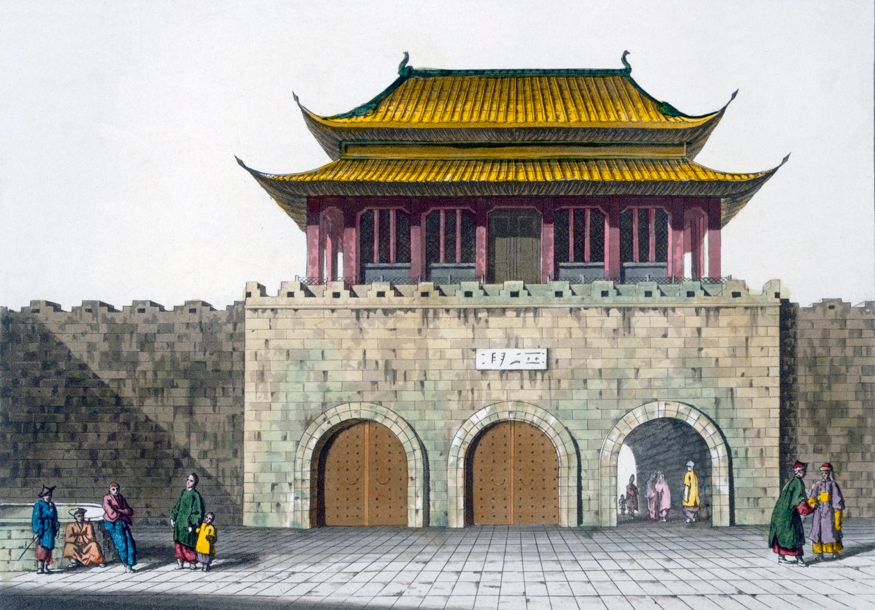 Pagodentürme von Nanking, ca. 1820er-30er Jahre von Italian School