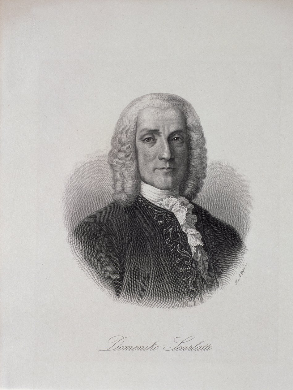 Porträt von Domenico Scarlatti (1686-1757) von Italian School