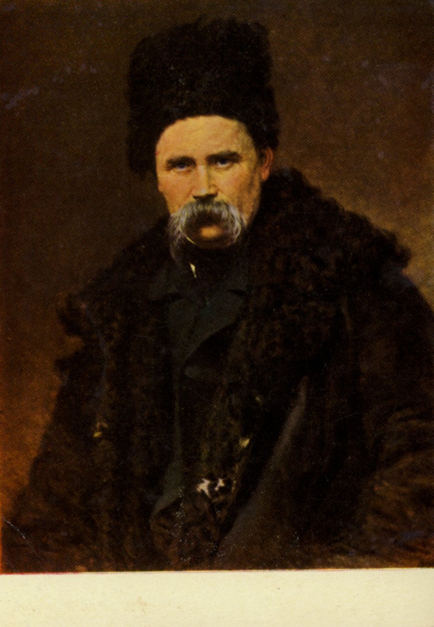 Taras Schewtschenko, ukrainischer Dichter und Künstler von Ivan Nikolaevich Kramskoy