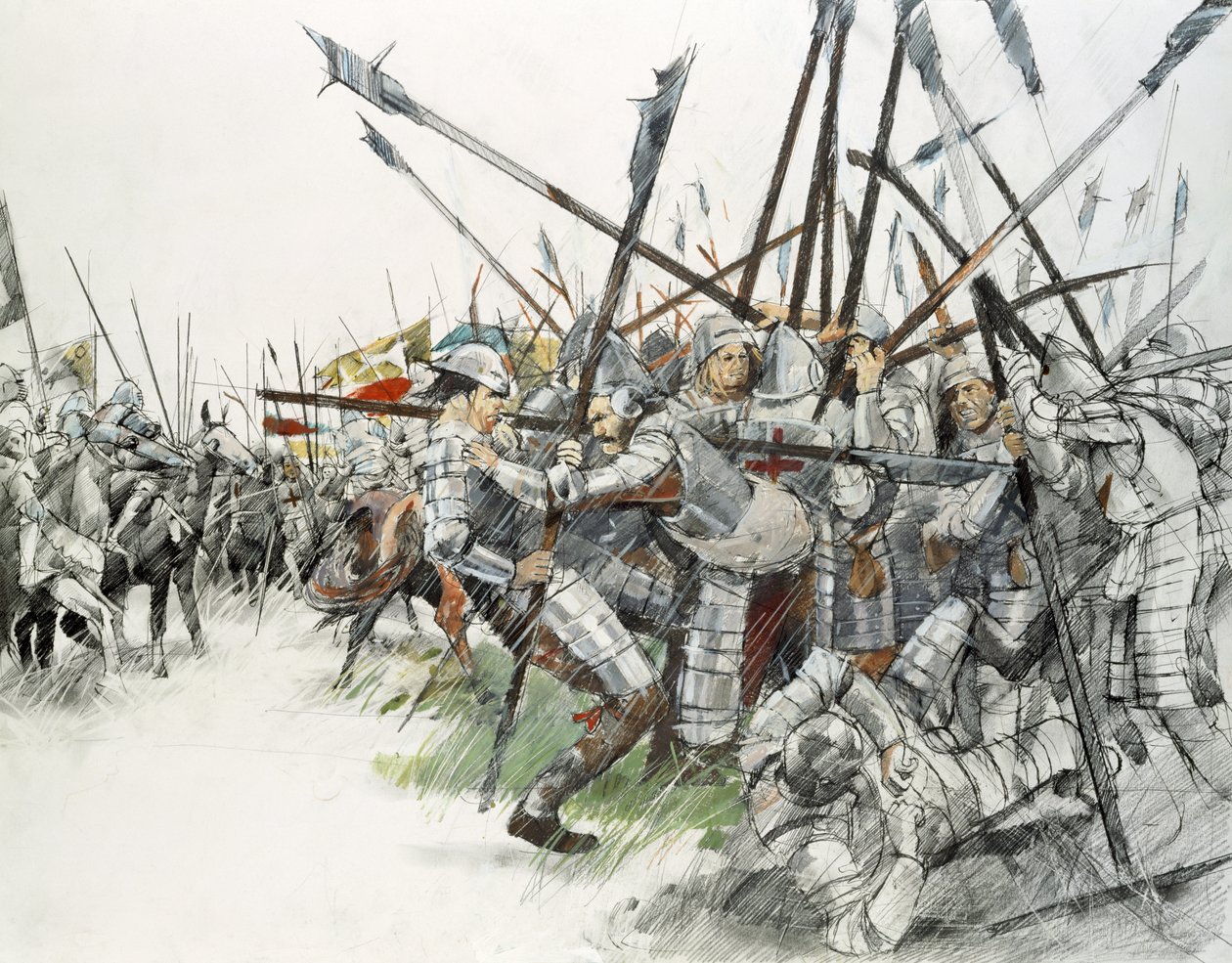 Schlacht von Flodden Field von Ivan Lapper