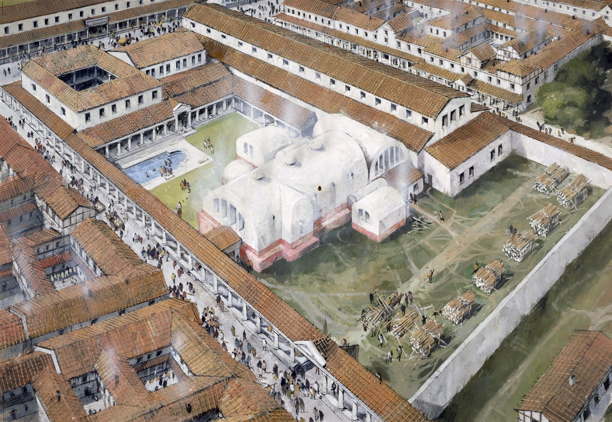 Römische Stadt Wroxeter von Ivan Lapper