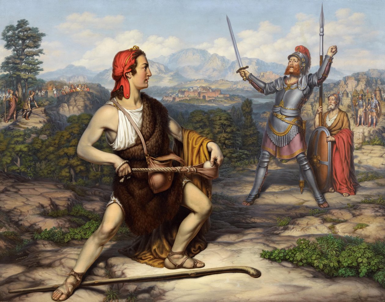 David und Goliath von J. J. Trube