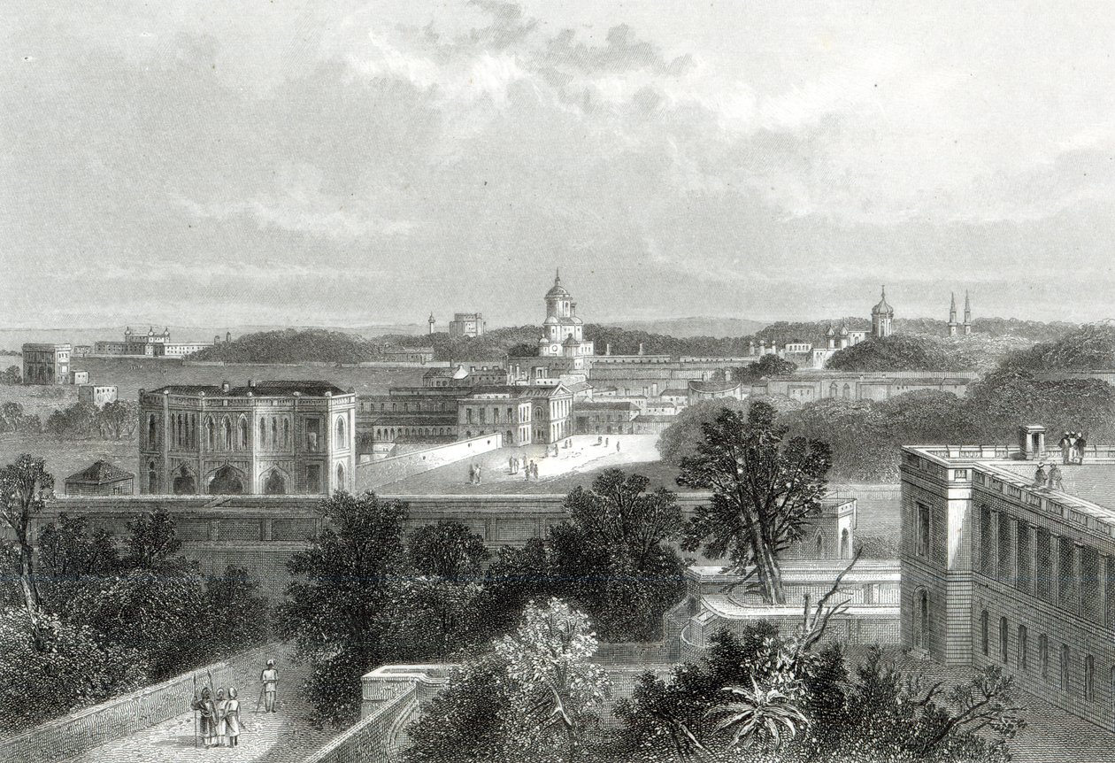 Lucknow, graviert von E.P Brandard, ca. 1860 von John Ramage