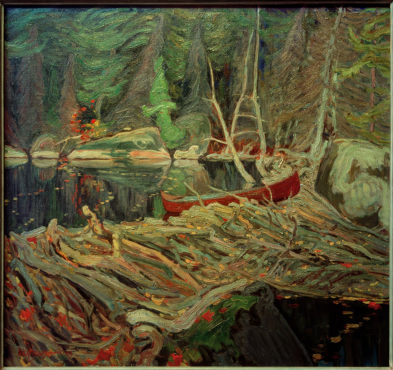 Der Biberdamm von J.E.H. MacDonald