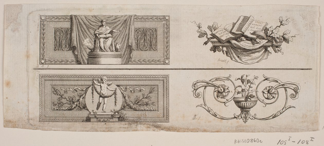 Vier Vignetten von J.F. Clemens