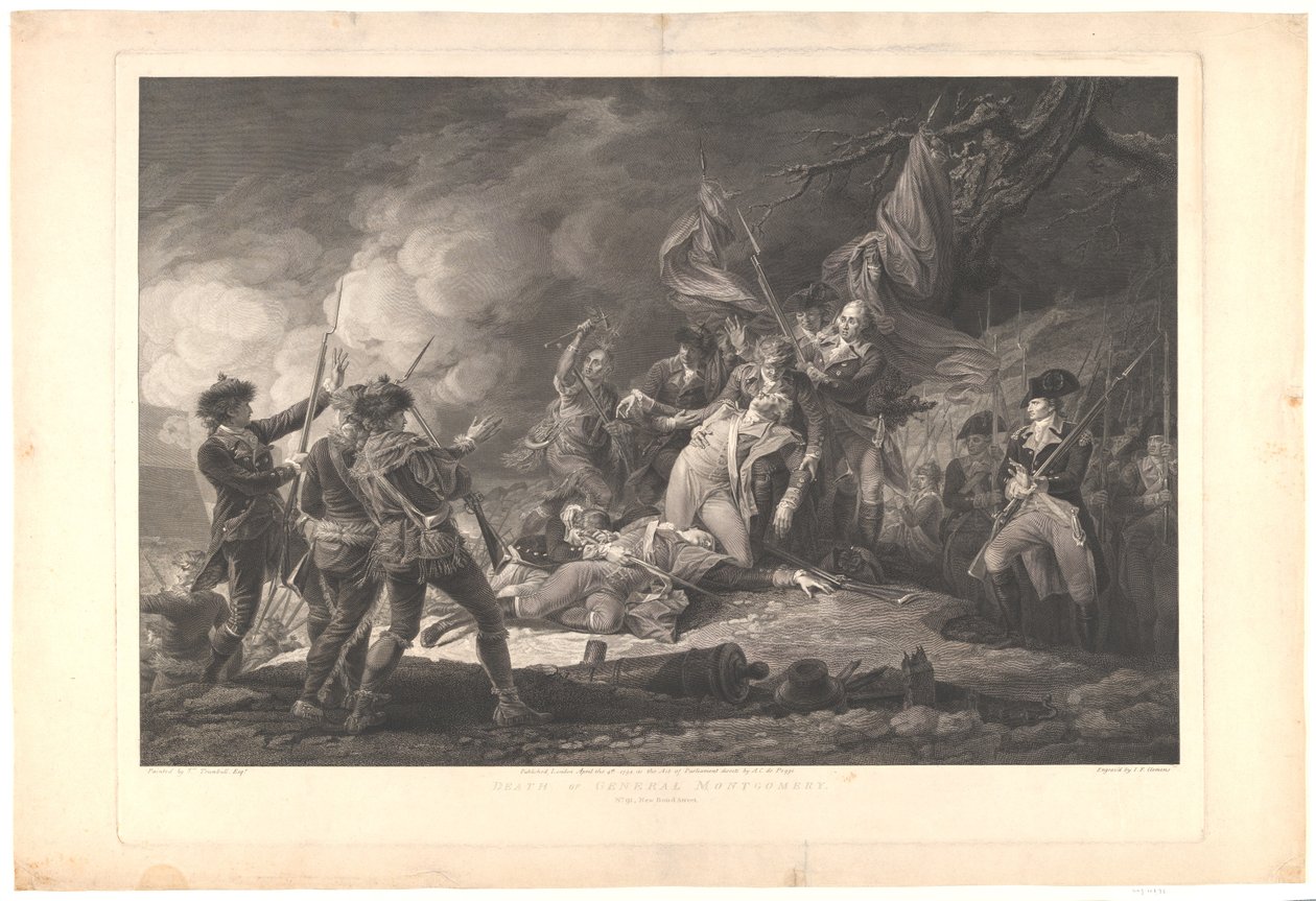 Der Tod von General Montgomery von J.F. Clemens