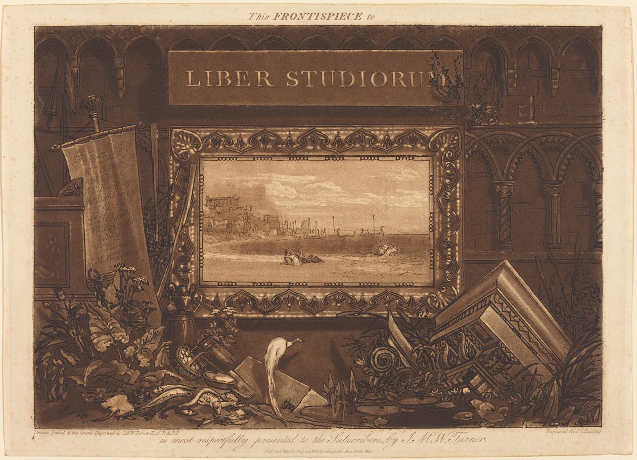 Frontispiz von Joseph Mallord William Turner