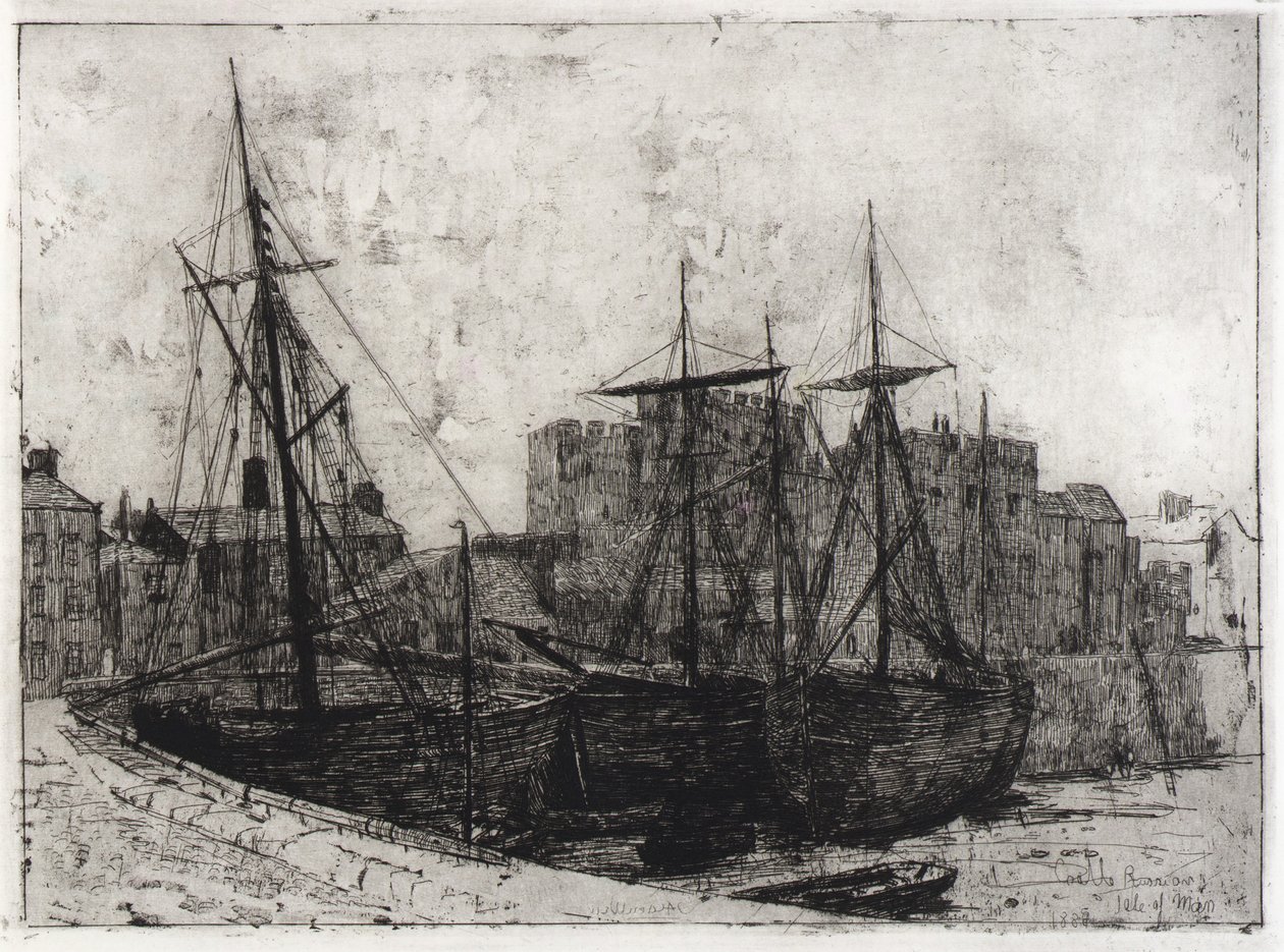 Burg Rushen - Isle of Man von J. Alden Weir