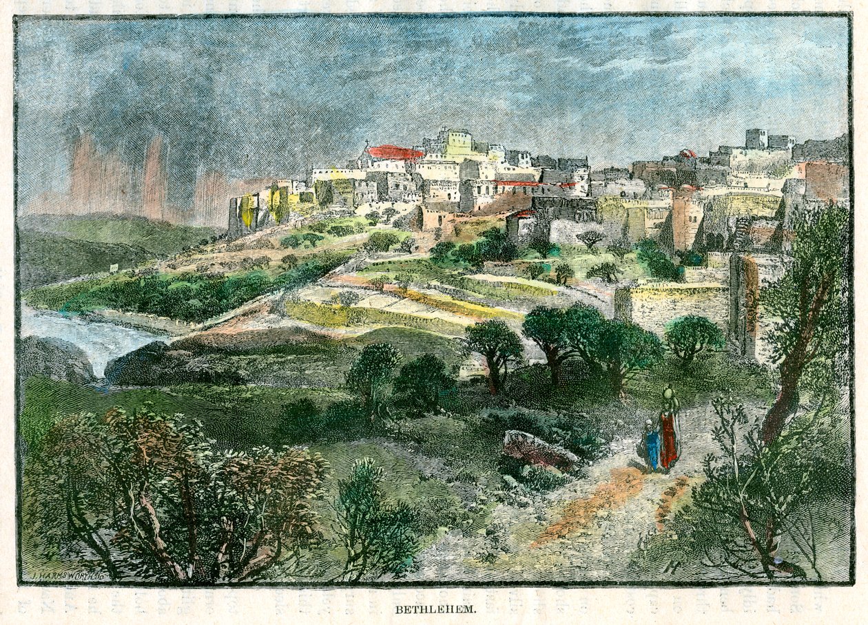 Bethlehem, Palästina, ca. 1885 von J Harmsworth