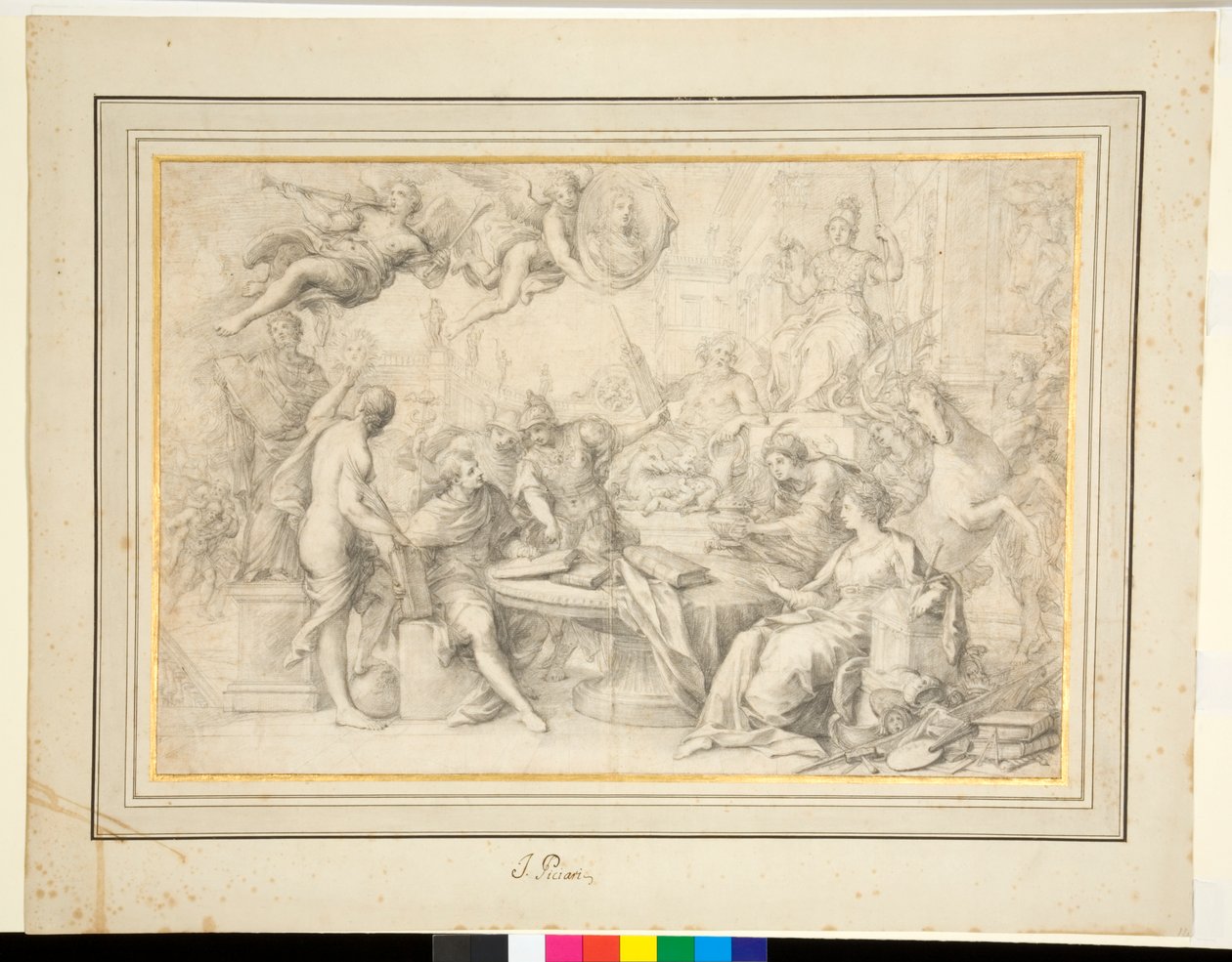 Allegorische Komposition von J. Piciari