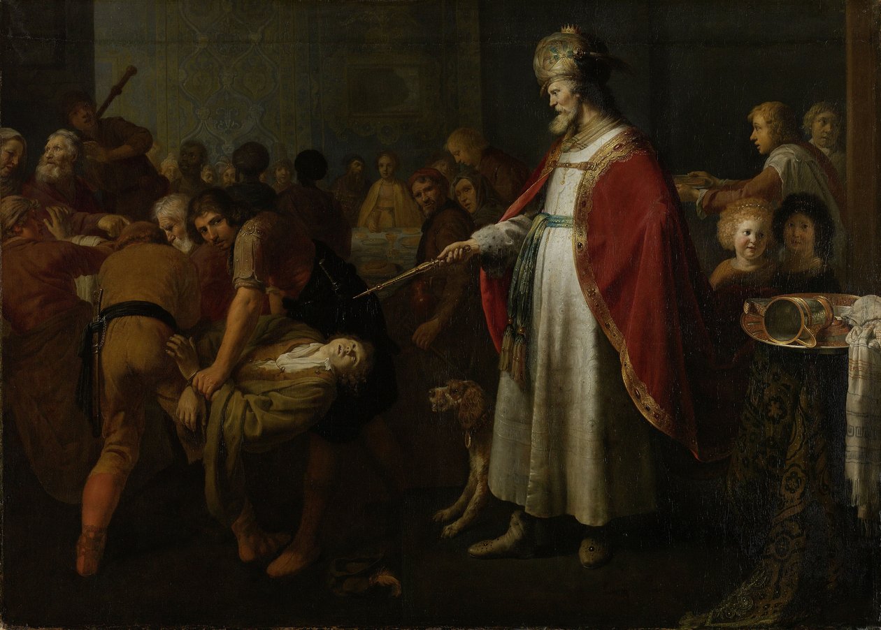 Das Gleichnis vom unwürdigen Hochzeitsgast, 1630-51 von Jacob Adriaensz Backer