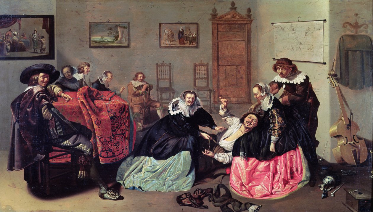 Galante Szene von Jacob Duck