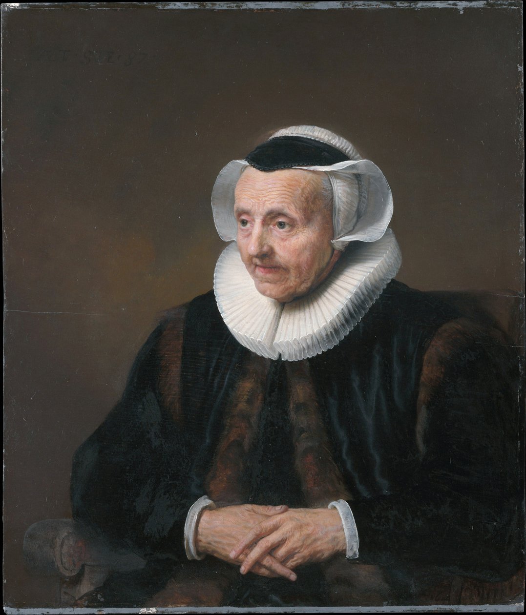 Porträt einer alten Frau von Jacob Adriaensz Backer