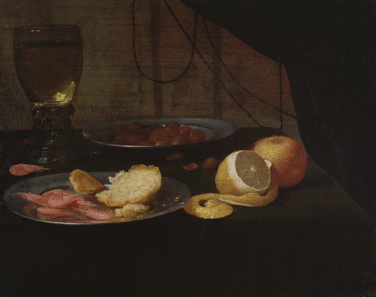 Stillleben mit Zitrone von Jacob  Foppens van Es
