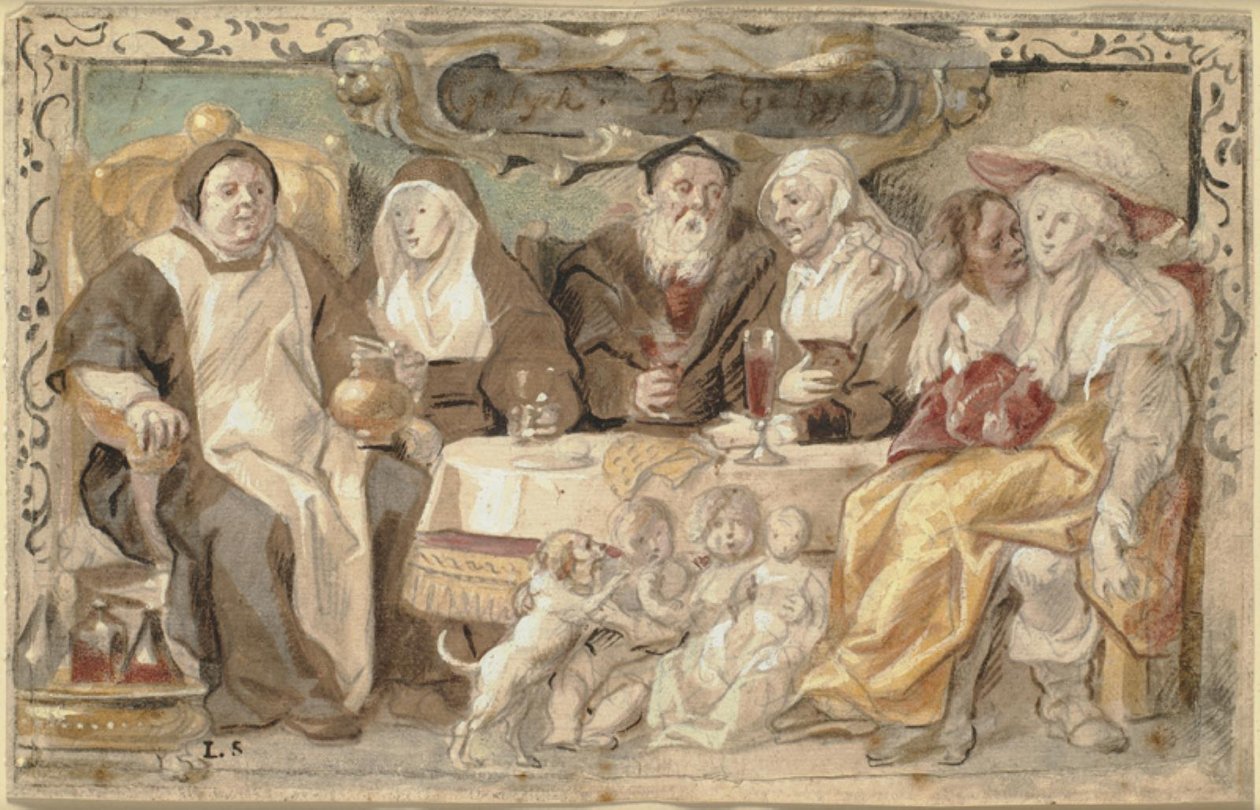 Gleich und gleich von Jacob Jordaens