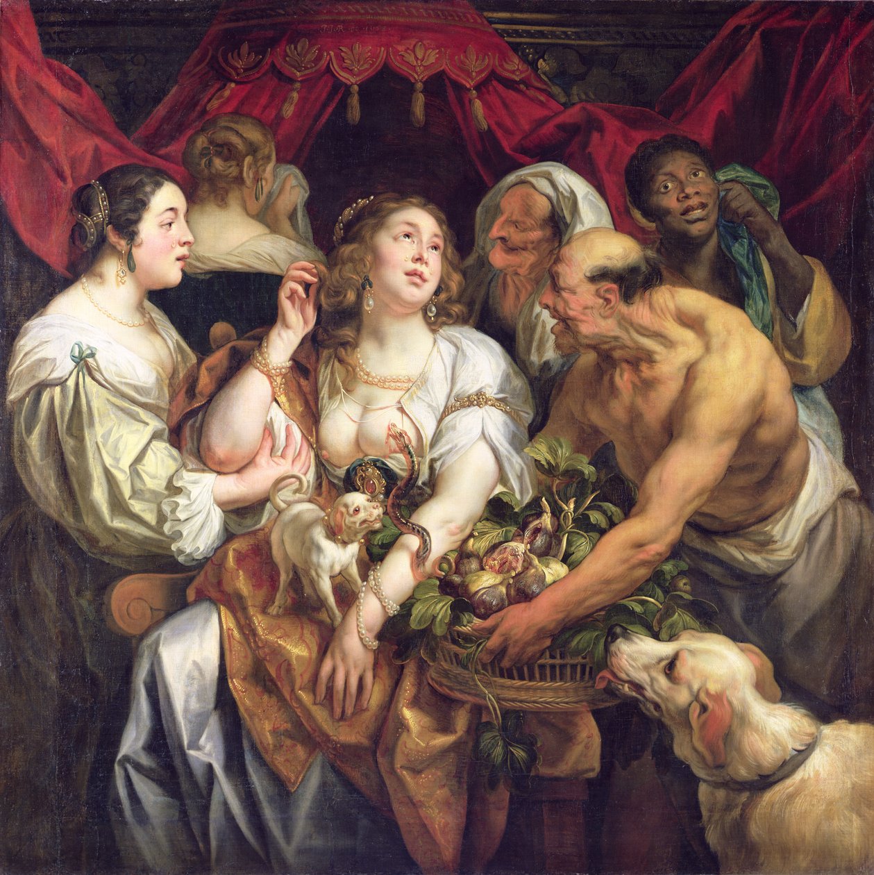 Der Tod der Kleopatra von Jacob Jordaens