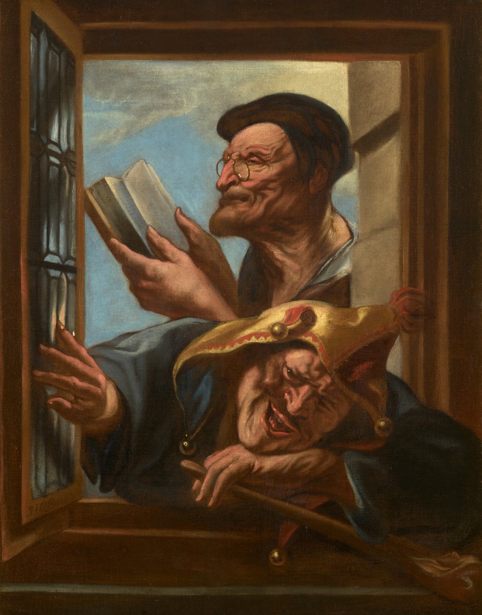 Der weise Mann und der Narr von Jacob Jordaens