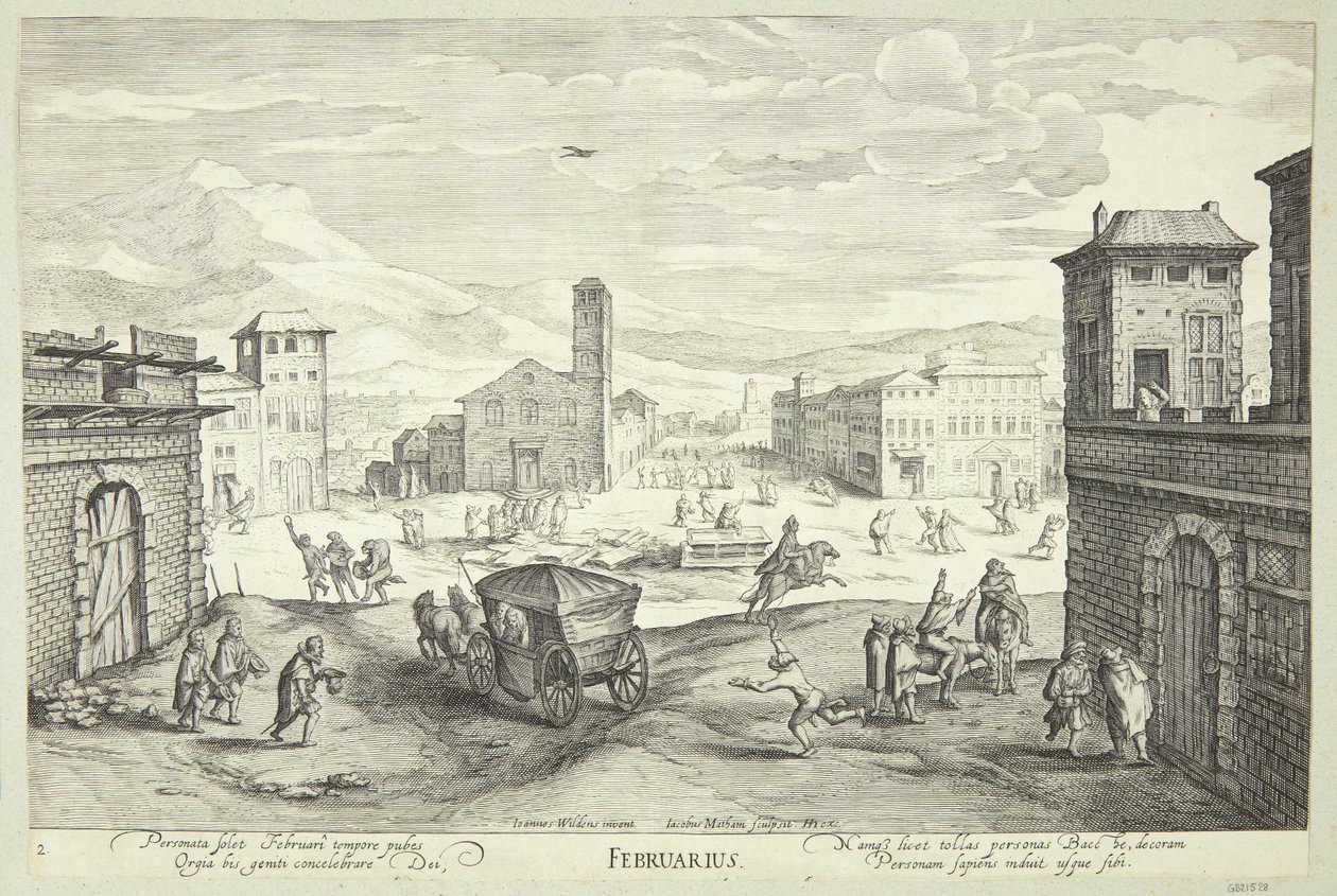 Februar von Jacob Matham