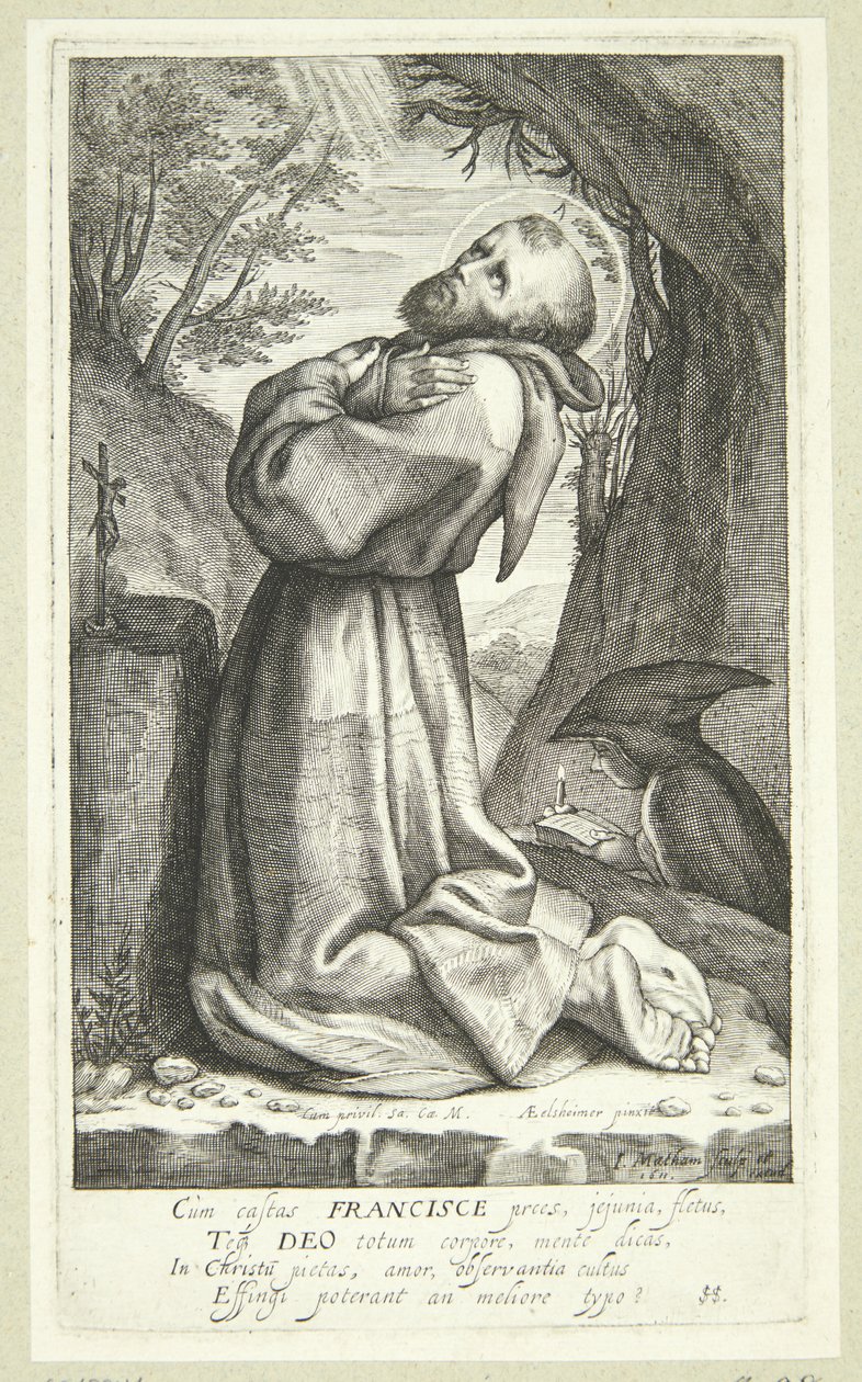 Franz von Assisi von Jacob Matham