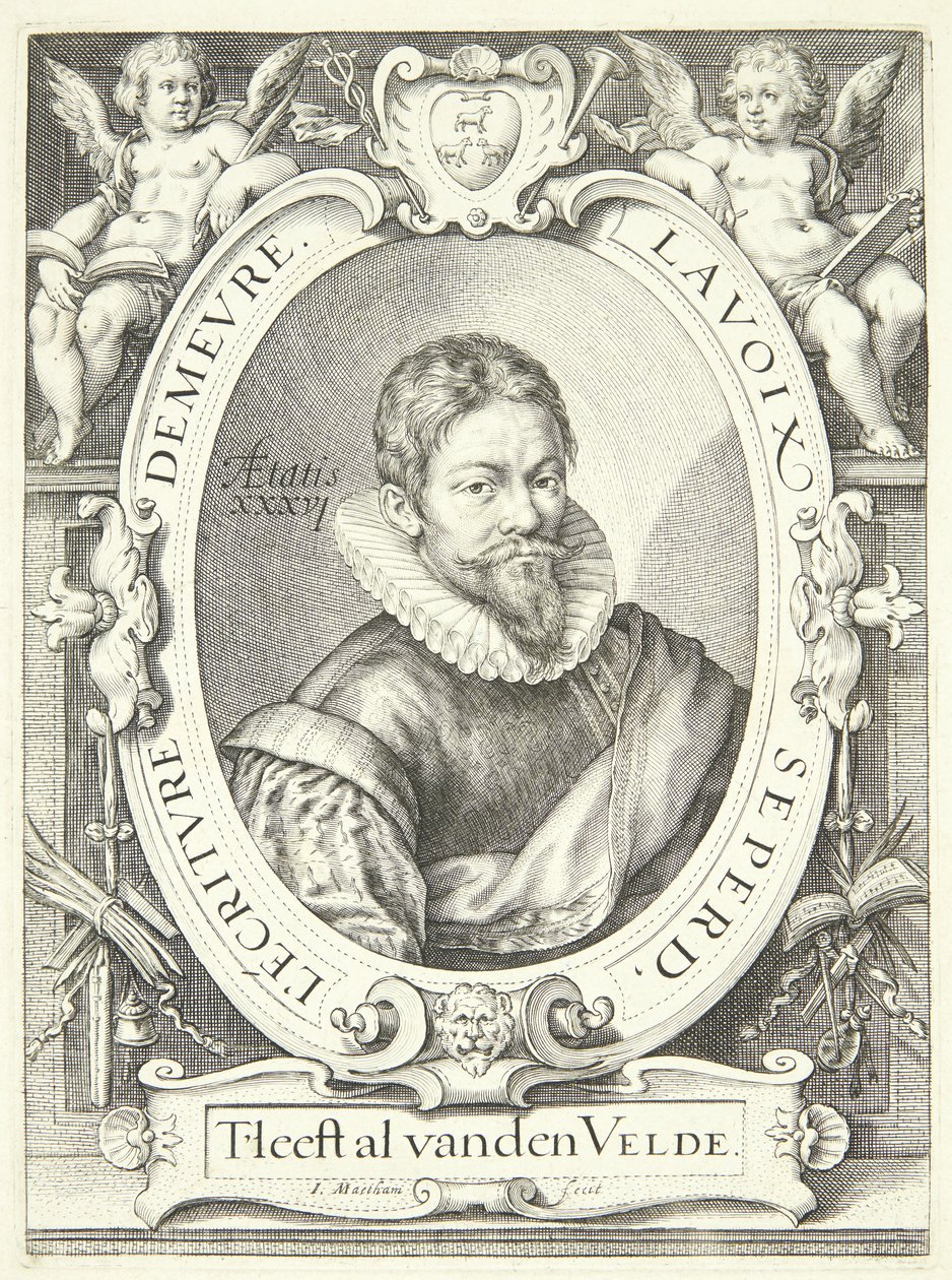 Jan van de Velde der Ältere von Jacob Matham