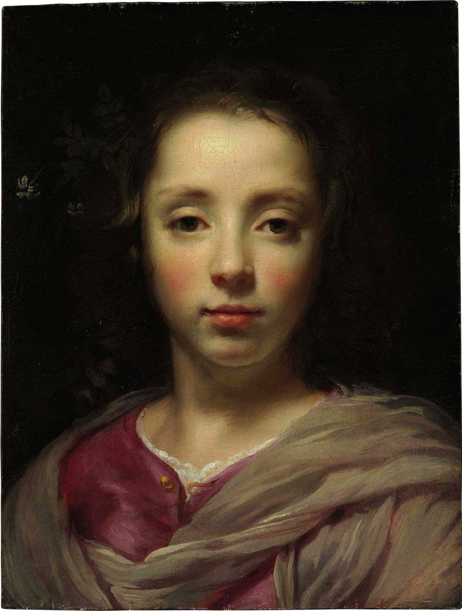 Kopf eines jungen Mädchens von Jacob van Oost