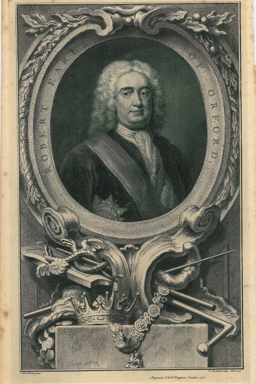 Robert, Earl of Orford, 1746 von Jacobus Houbracken