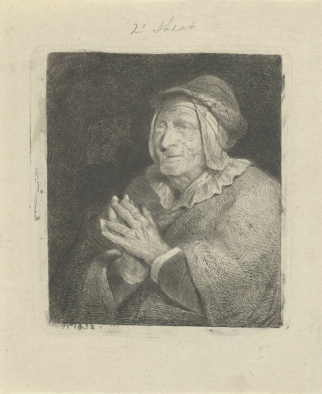 Alte Frau von Jacobus Ludovicus Cornet