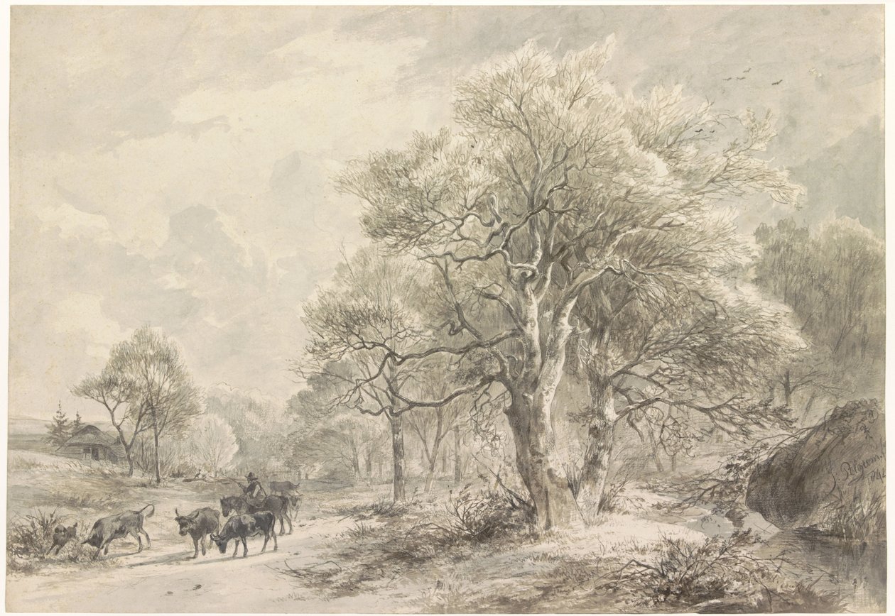 Winterlandschaft von Jacobus Pelgrom