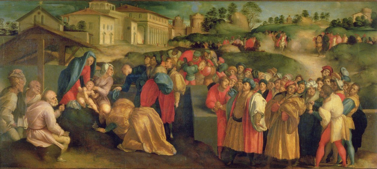 Anbetung der Heiligen Drei Könige von Jacopo Pontormo