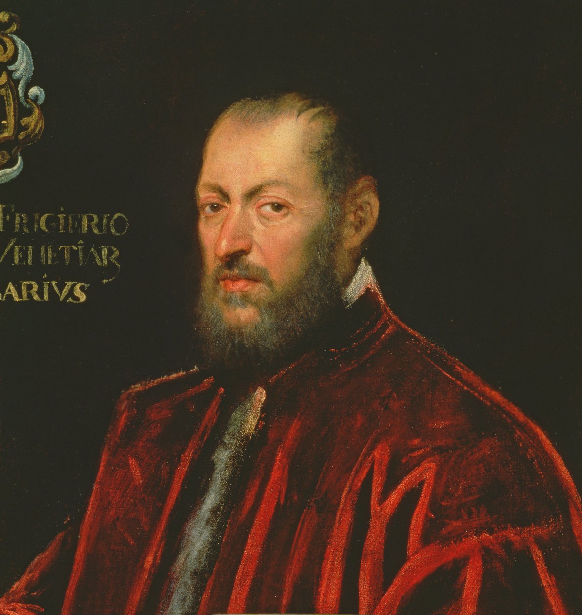 Porträt von Andrea Frizier, Großkanzler von Venedig von Jacopo Robusti Tintoretto