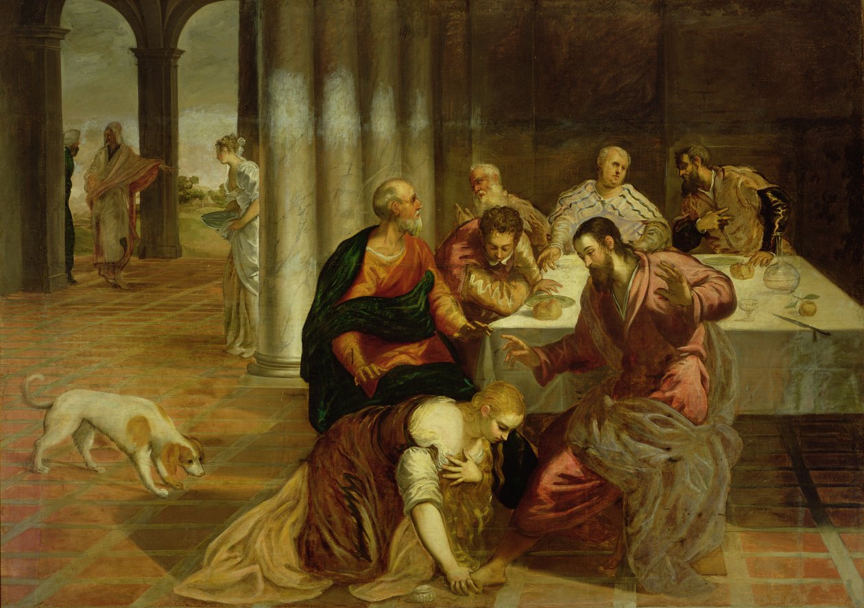 Die Bekehrung der Maria Magdalena, 1546-7 von Jacopo Robusti Tintoretto