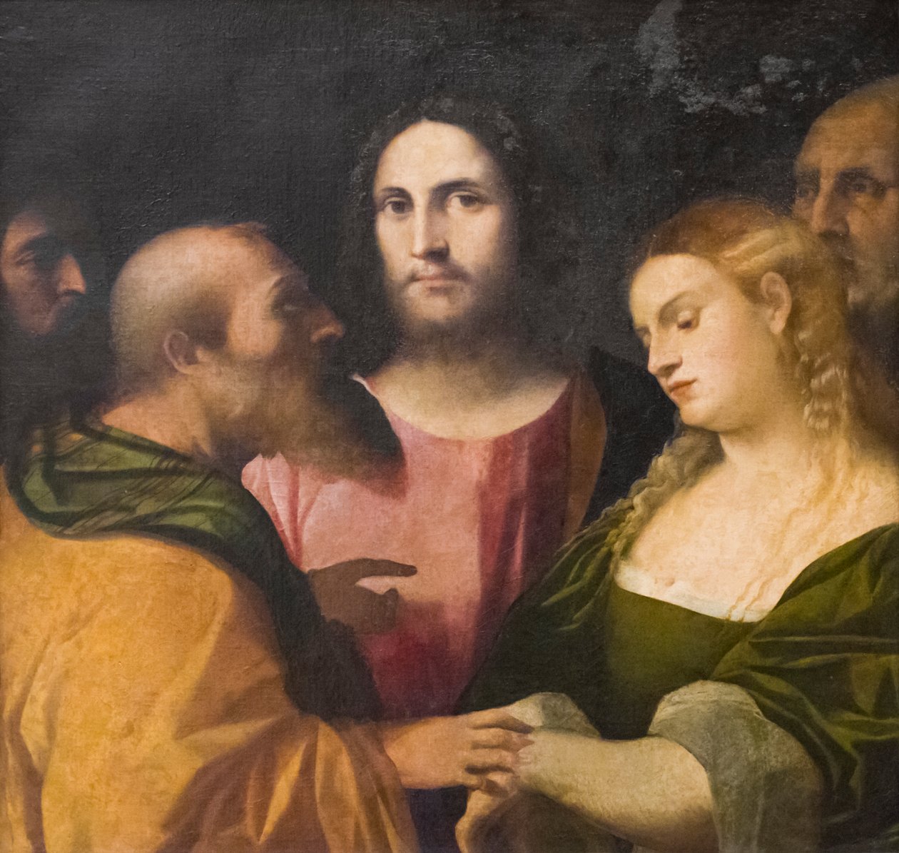 Christus und die Ehebrecherin von Jacopo (c.1480 1528) Palma