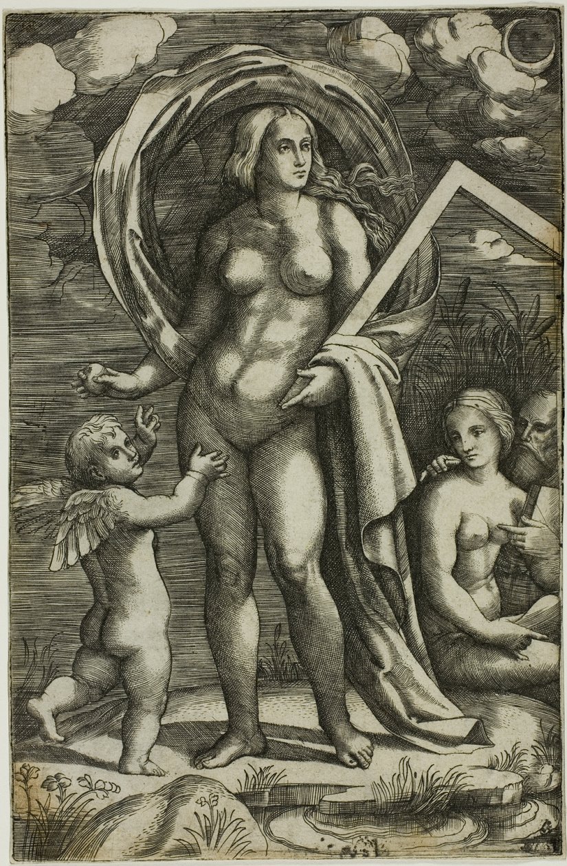 Venus und Amor von Jacopo Francia