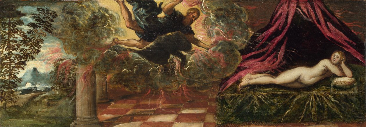 Jupiter und Semele, ca. 1545 von Jacopo Robusti Tintoretto