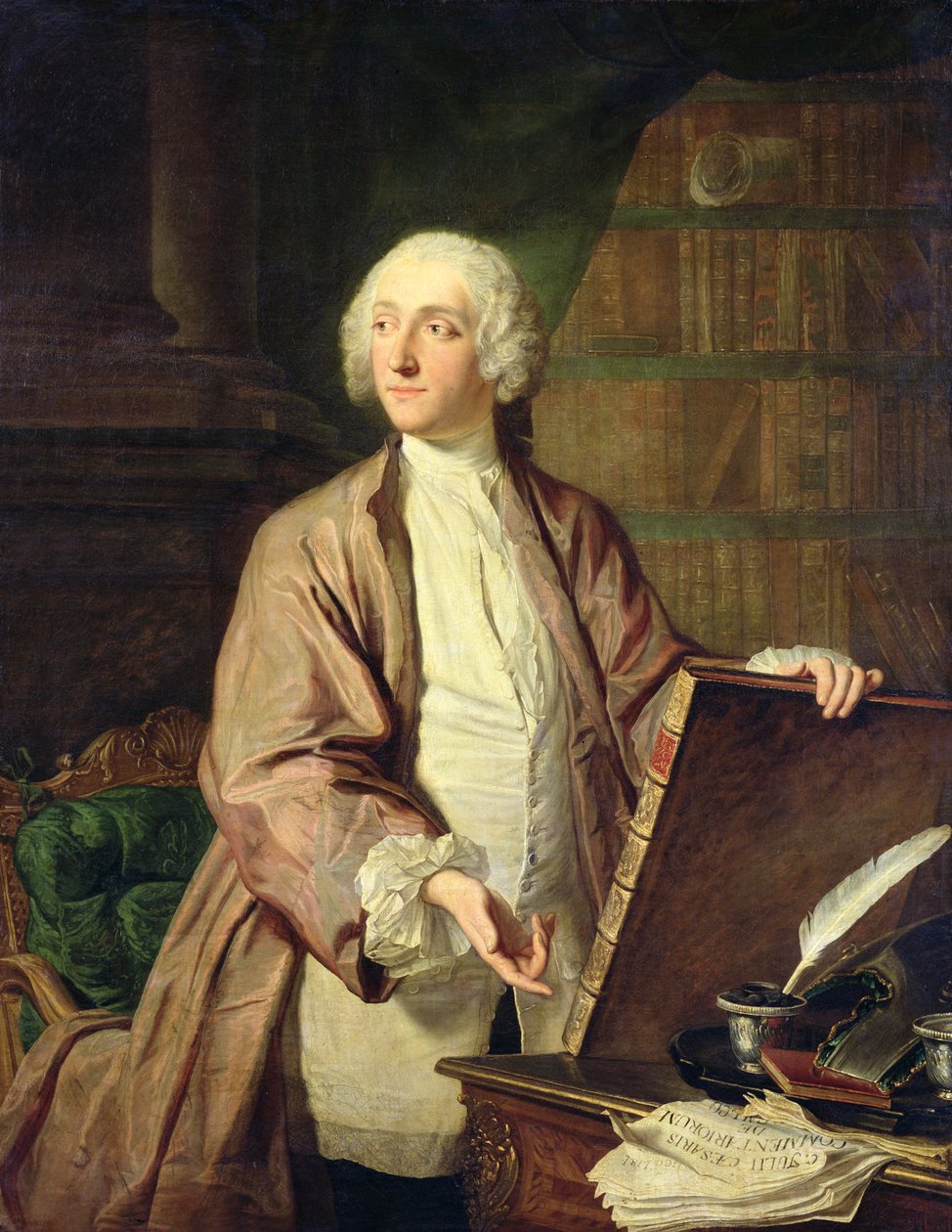 Victor Riquetti (1715-89), Marquis von Mirabeau, 1743 von Jacques Andre Joseph Camelot Aved