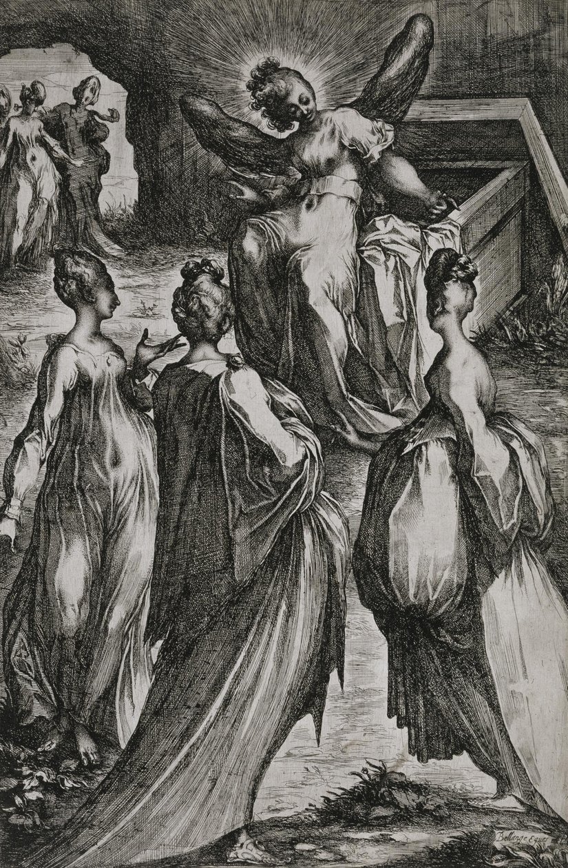 Die heiligen Frauen am Grab von Jacques Bellange