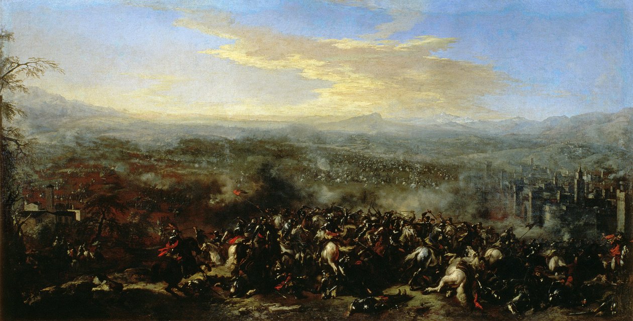 Die Schlacht von Nördlingen 1634, 1648 von Jacques Courtois
