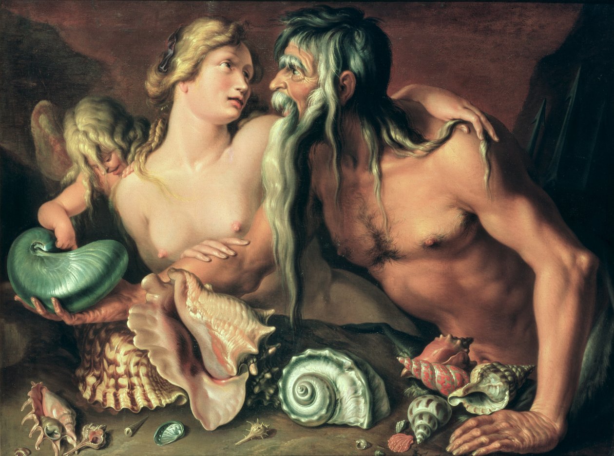 Neptun und Amphitrite von Jacques II de Gheyn