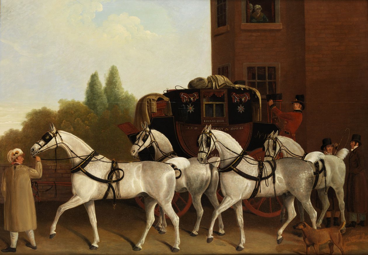 Edinburgh und London Royal Mail von Jacques Laurent Agasse