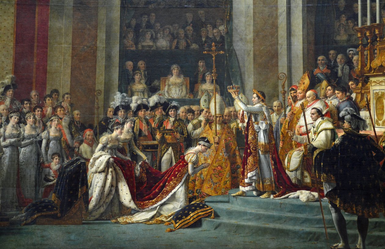 Die Krönung Napoleons von Jacques Louis David