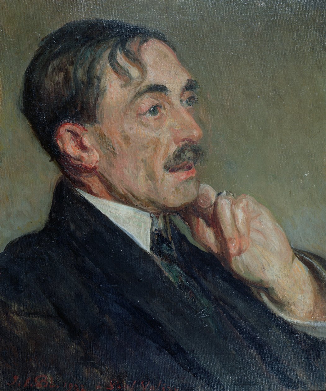 Porträt von Paul Valery, 1923 von Jacques Emile Blanche