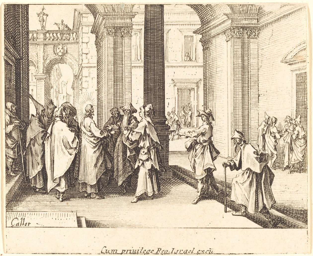 Cäsars Münze von Jacques Callot