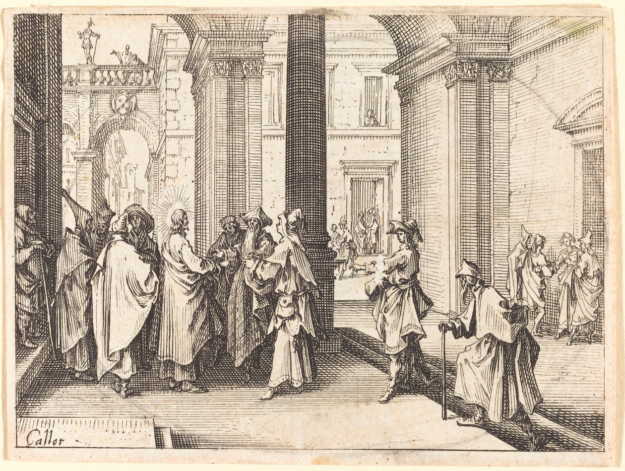 Cäsars Münze von Jacques Callot