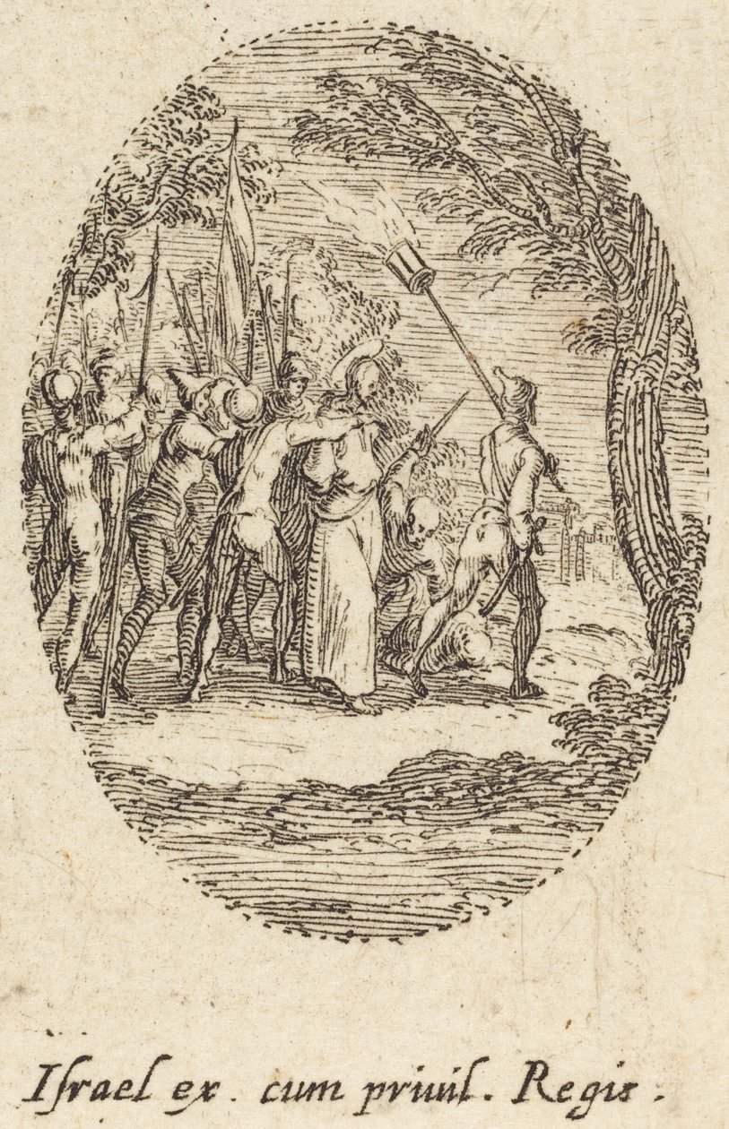 Christus trägt das Kreuz von Jacques Callot