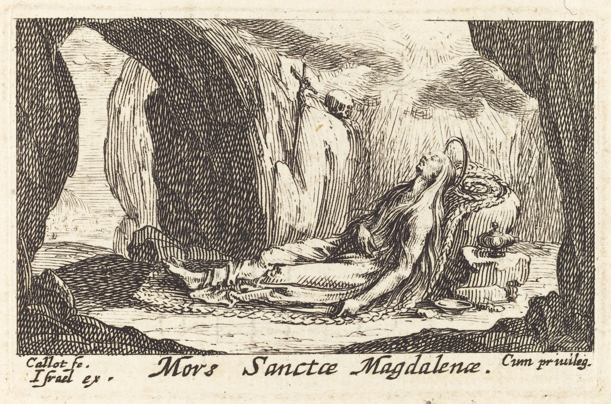 Tod der Magdalena von Jacques Callot