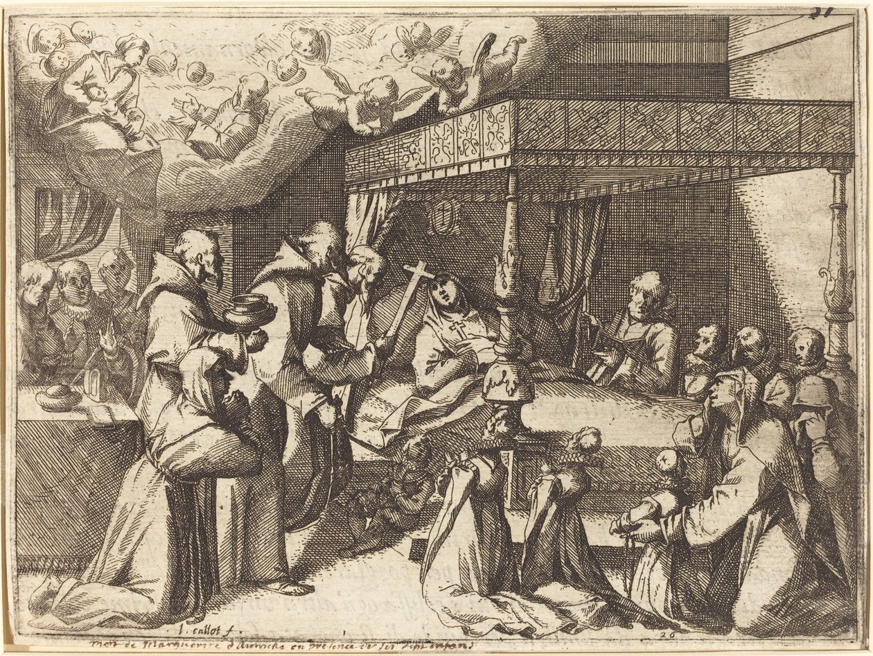 Tod der Königin von Jacques Callot