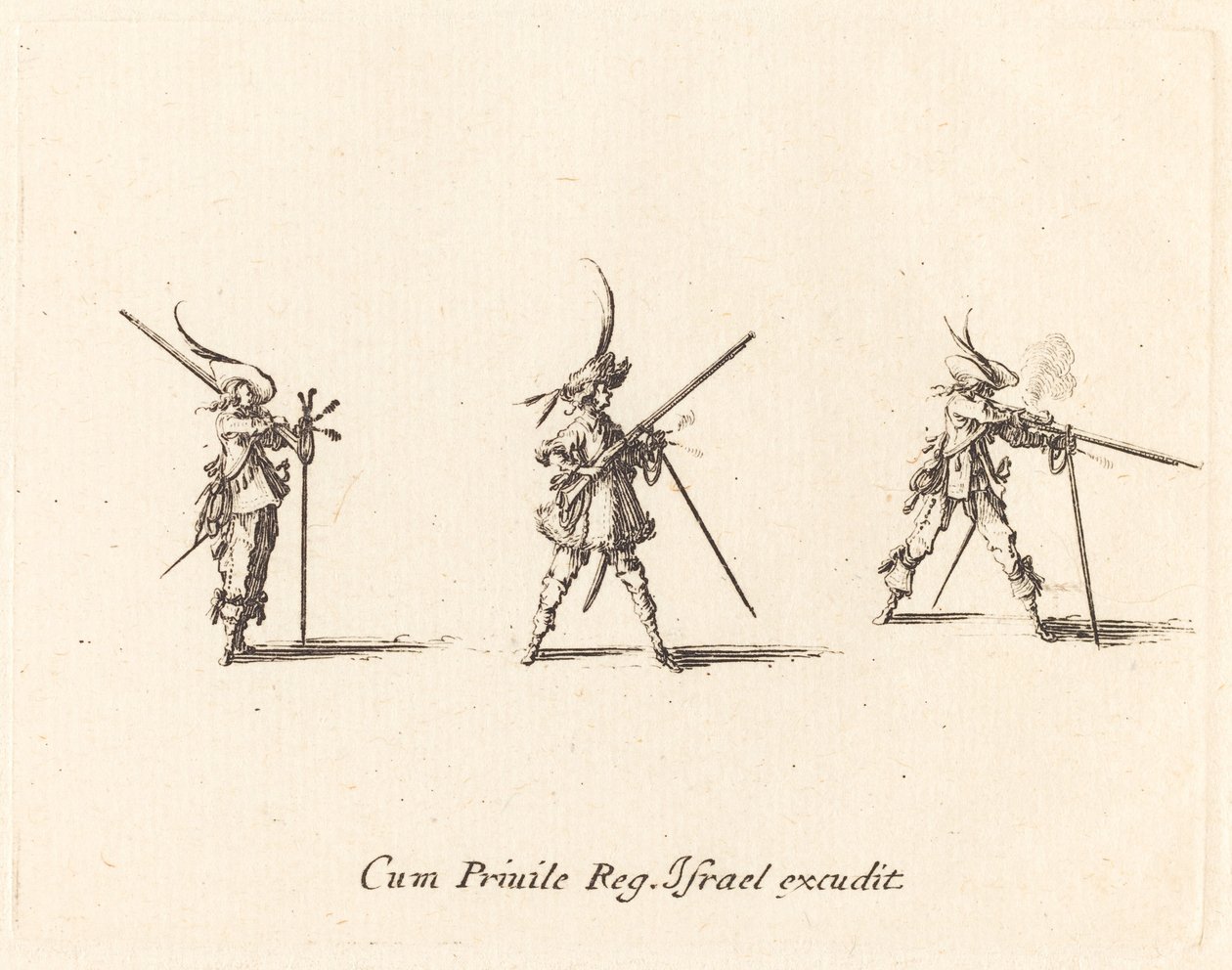 Musketenschuss von Jacques Callot