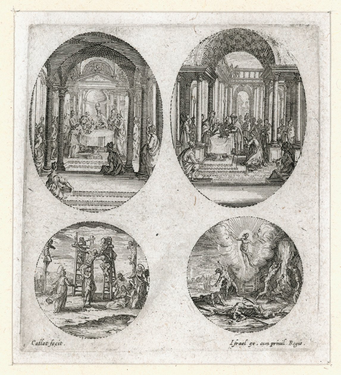 Die Wunder der Passion (Gravur) von Jacques Callot