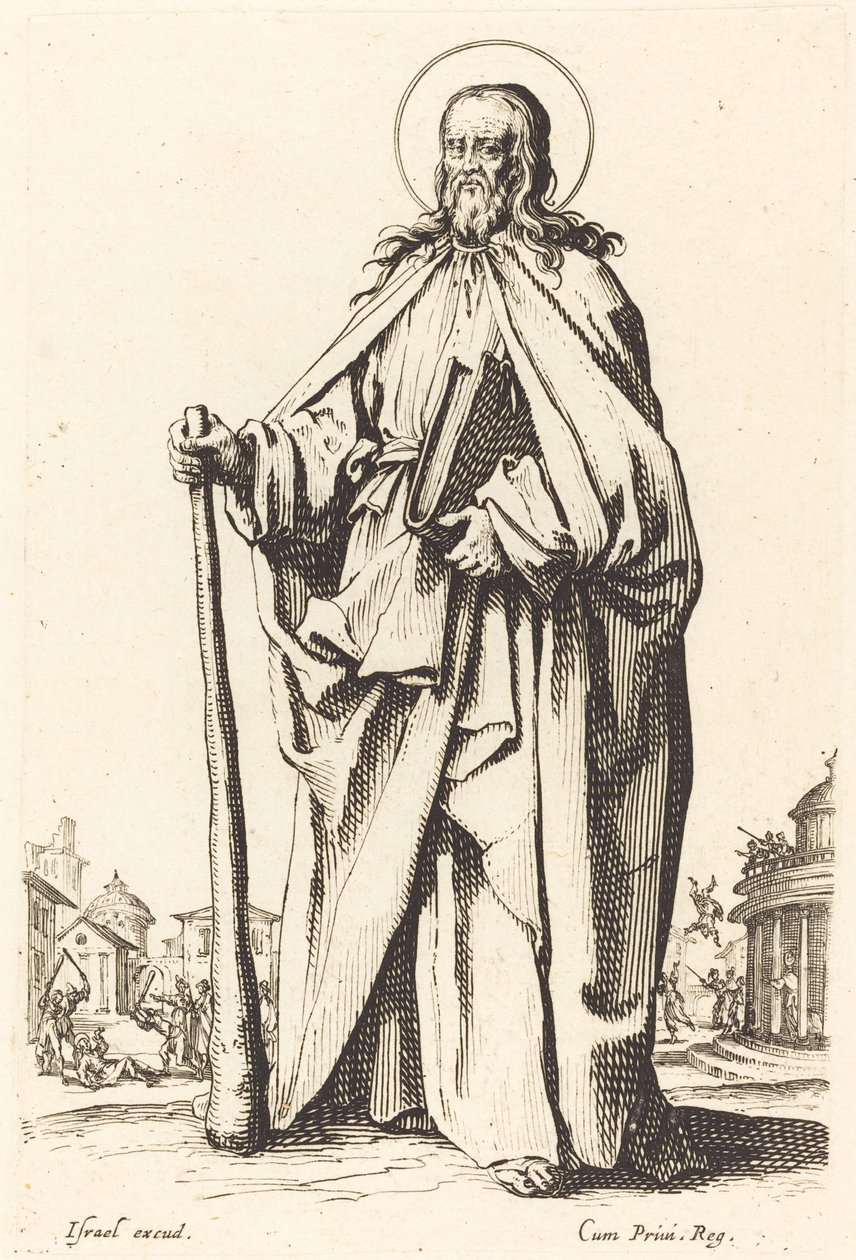 Heiliger Jakobus der Jüngere von Jacques Callot